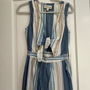 Striped jumpsuit